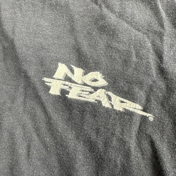 Vintage No Fear "Let The kicking Commence" Graphic Tee Shirt Size Large Y2K - Picture 4 of 9